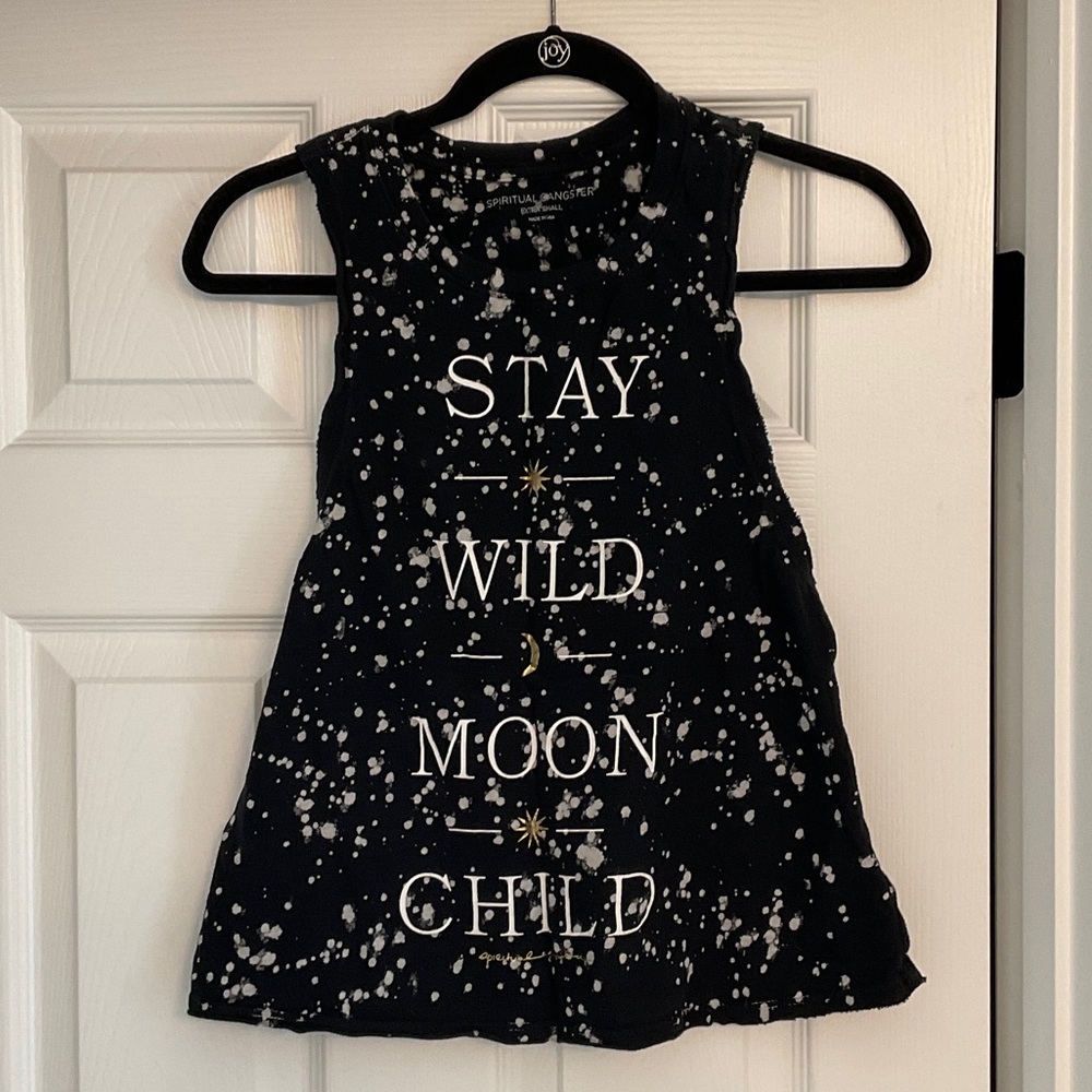 Spiritual Gangster Black and White Muscle Tee